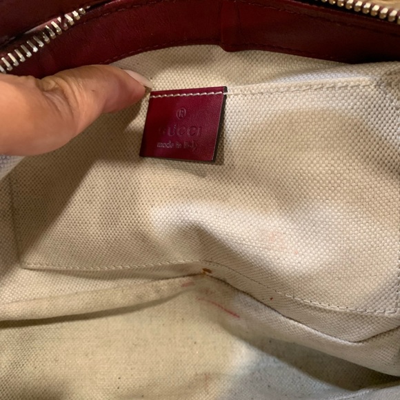 Set Gucci shoulder bag with small wallet - Picture 6 of 13